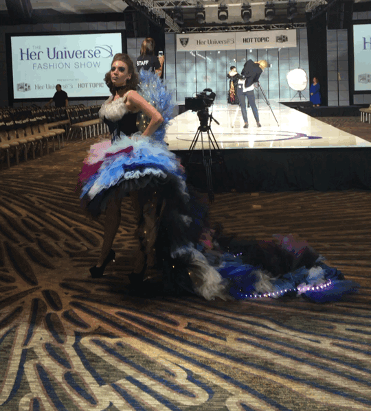Backstage at Her Universe Fashion Show 2016