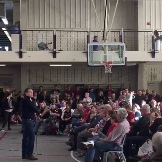 Man Working Out During Ted Cruz Speech