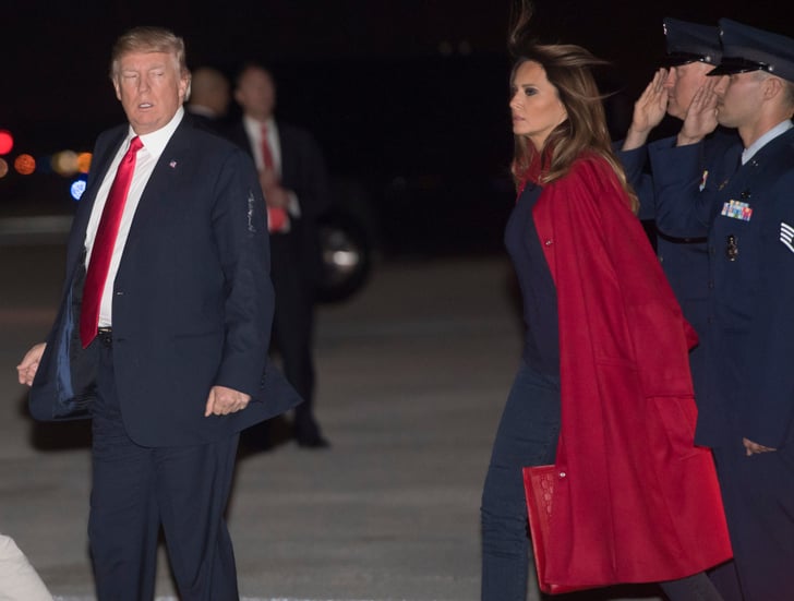 Melania Trump Red Maison Ullens Coat