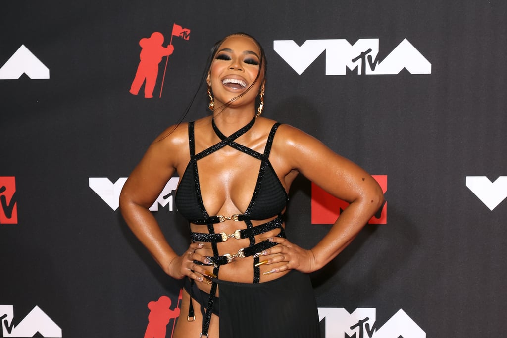 Ashanti Wears Sexy Cutout Dress to 2021 MTV VMAs