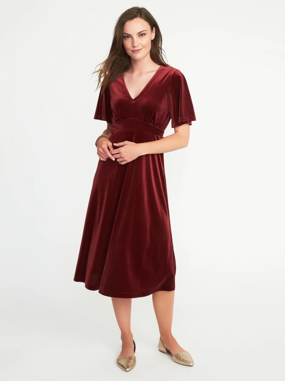 velvet dress old navy