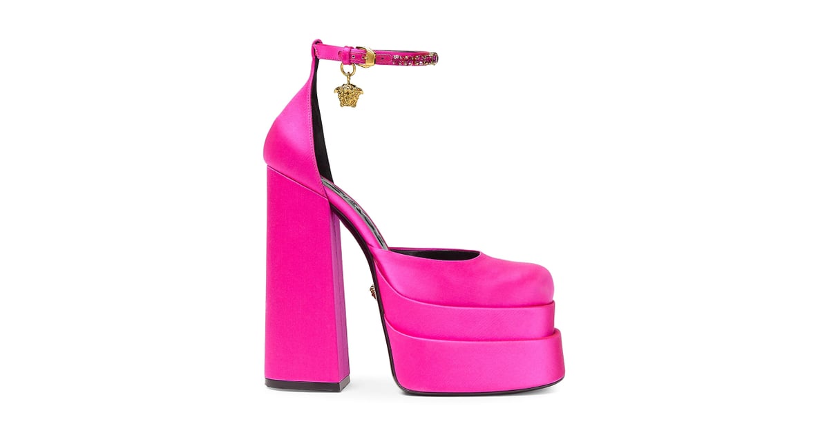 Fuschia pink discount platform heels