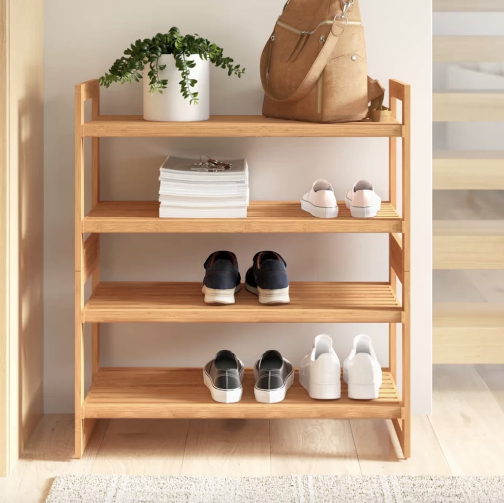 12 Pair Stackable Shoe Rack