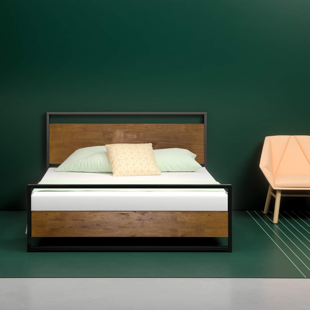 Zinus Suzanne Metal and Wood Platform Bed