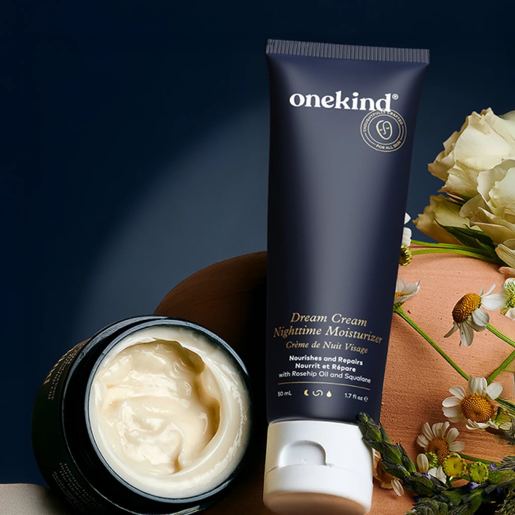 Onekind Dream Cream Nighttime Moisturizer ($11, originally $42)
What if I told you that Onekind skin care wants to give you a free product? More specifically, the brand's rich, dreamy night cream. It has a perfectly thick consistency to help hydrate skin while you sleep, reduces redness, and strengthens your skin barrier. Exclusive to first-time customers only, use code TRYDREAMY for a free full-size moisturizer — all you have to pay is shipping and handling.