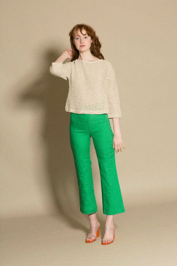 Mara Hoffman Green Arlene Pant