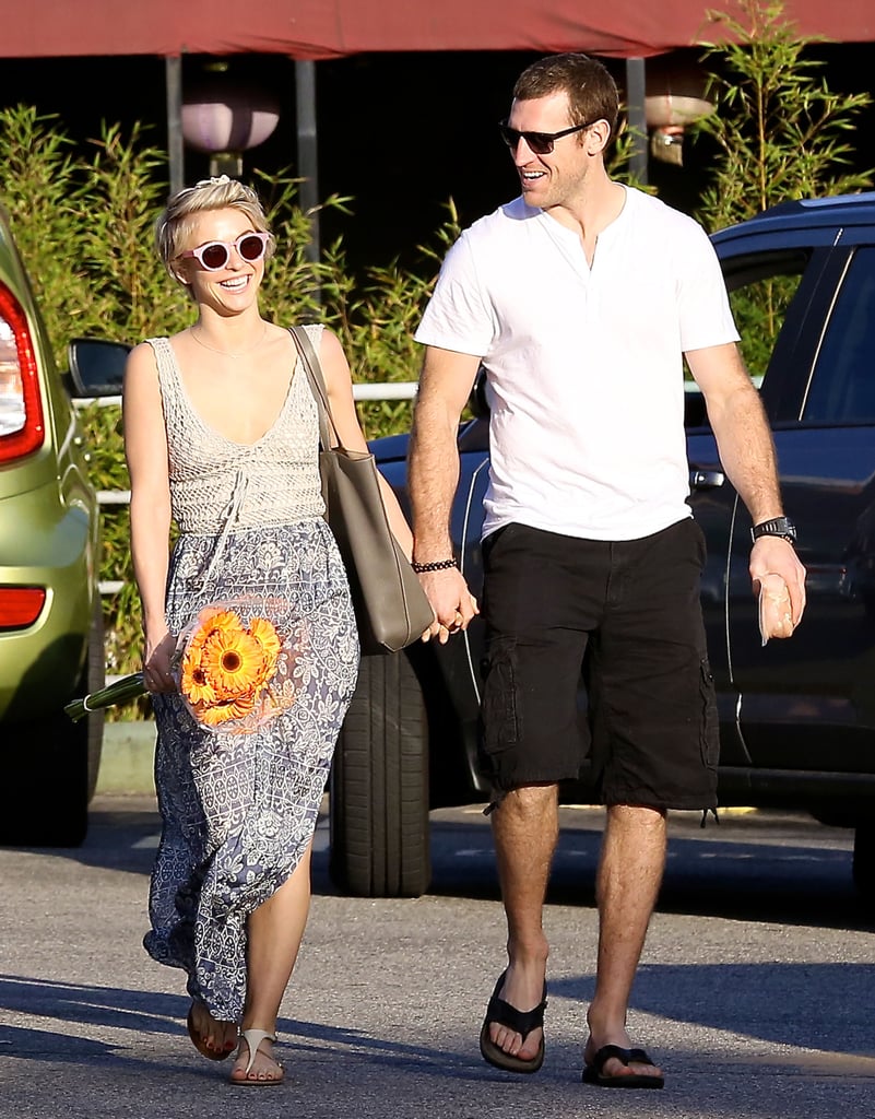 Julianne Hough stepped out with her new boyfriend, Brooks Laich, in Hollywood on Monday.