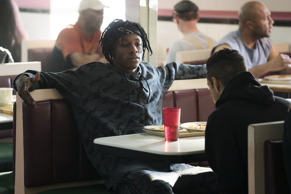 Joey Bada$$ as Leon.