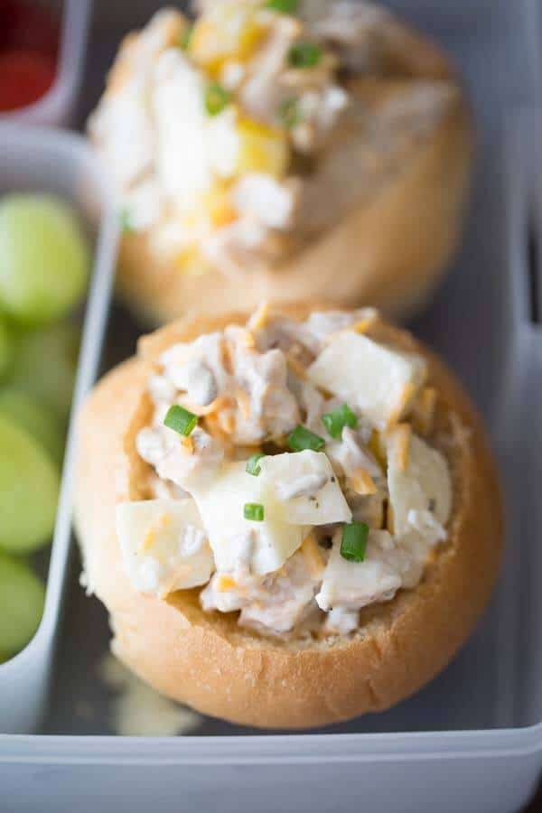 Mini Ranch Chicken Salad Rolls