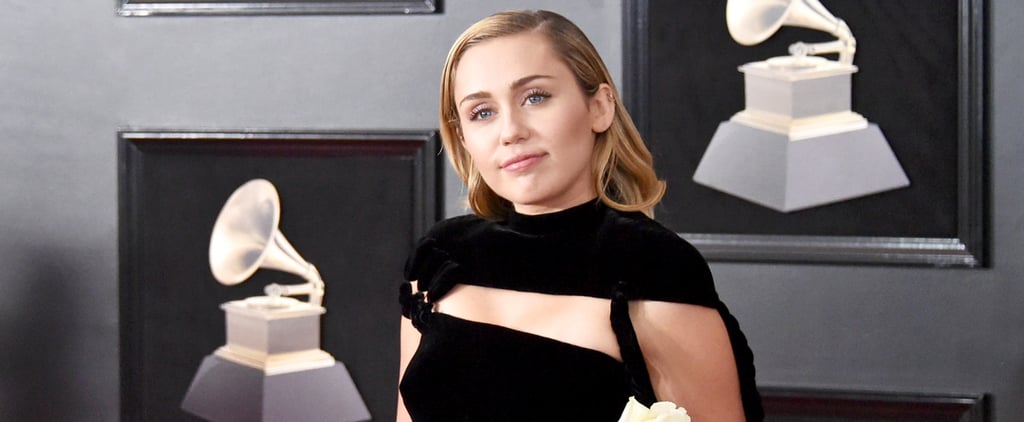 Miley Cyrus Black Jumpsuit at the Grammys 2018
