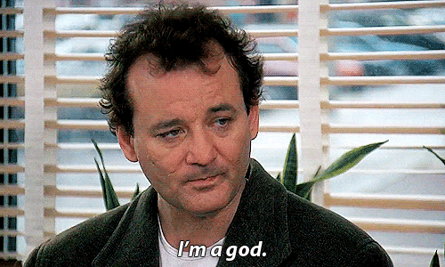 Then when he comes to the only obvious conclusion.
