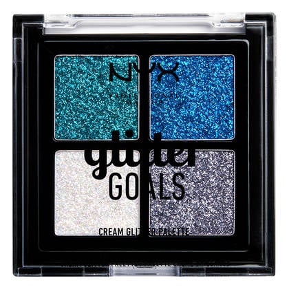 NYX Professional Makeup Glitter Goals Cream Quad Palette