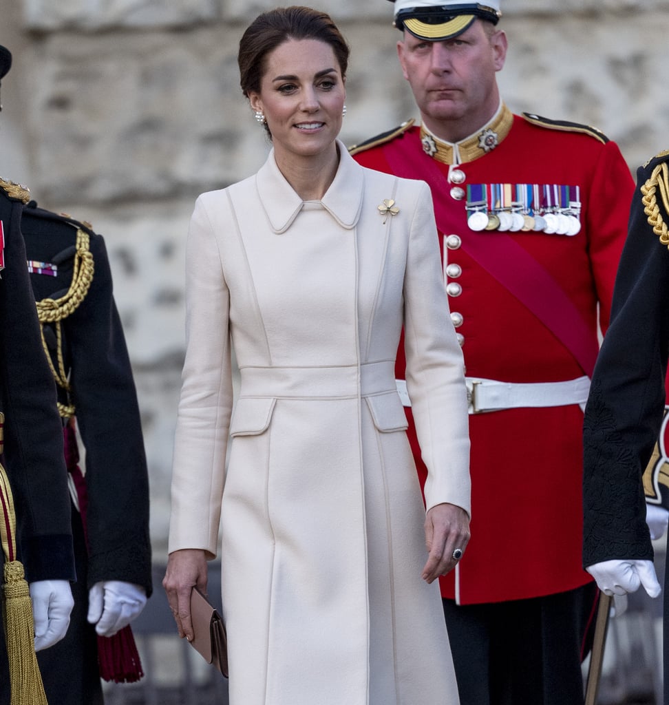 Kate Middleton Cream Catherine Walker Coat 2019