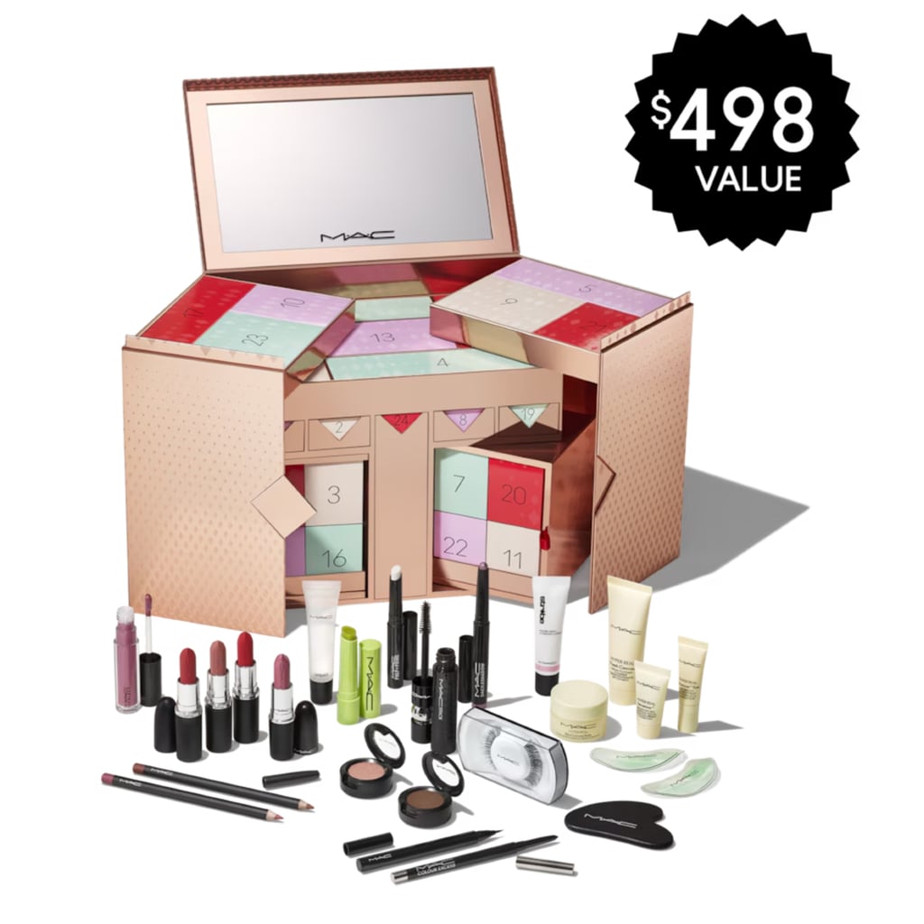 MAC 24 Mystery Must Haves Advent Calendar ($172, originally $245)
Sure, advent calendars are technically designed for daily surprises, but this MAC-packed one is exciting no matter when they unwrap it. And truly, tearing into 24 minis in one go sounds like a dream in itself. It's definitely a bigger investment, but it's the kind of gift they'll absolutely lose their minds over.