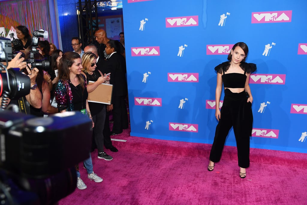 Millie Bobby Brown at the 2018 MTV VMAs