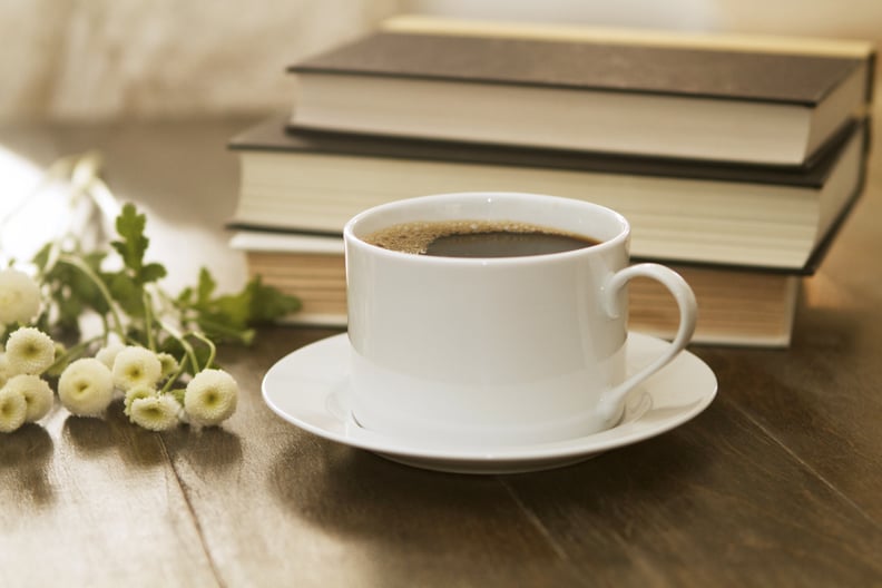 Drink From Matching Printed Cups and Saucers