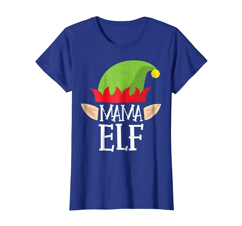 Mama Elf T Shirt Christmas Matching Family Pajamas