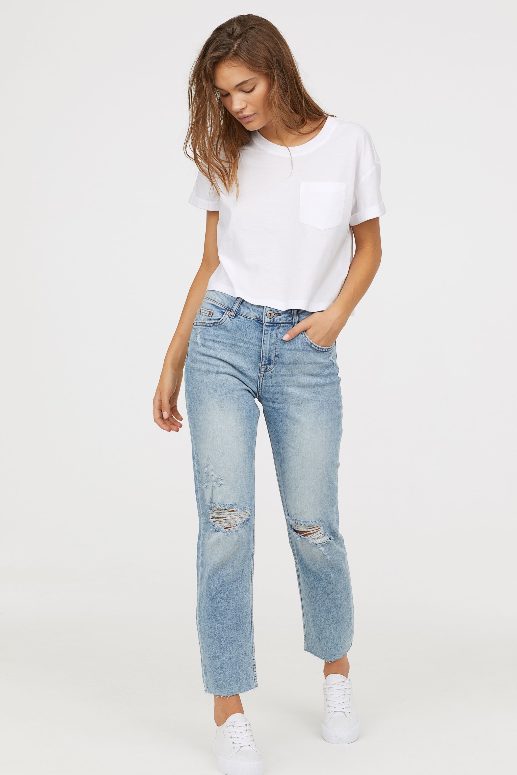 girlfriend regular jeans