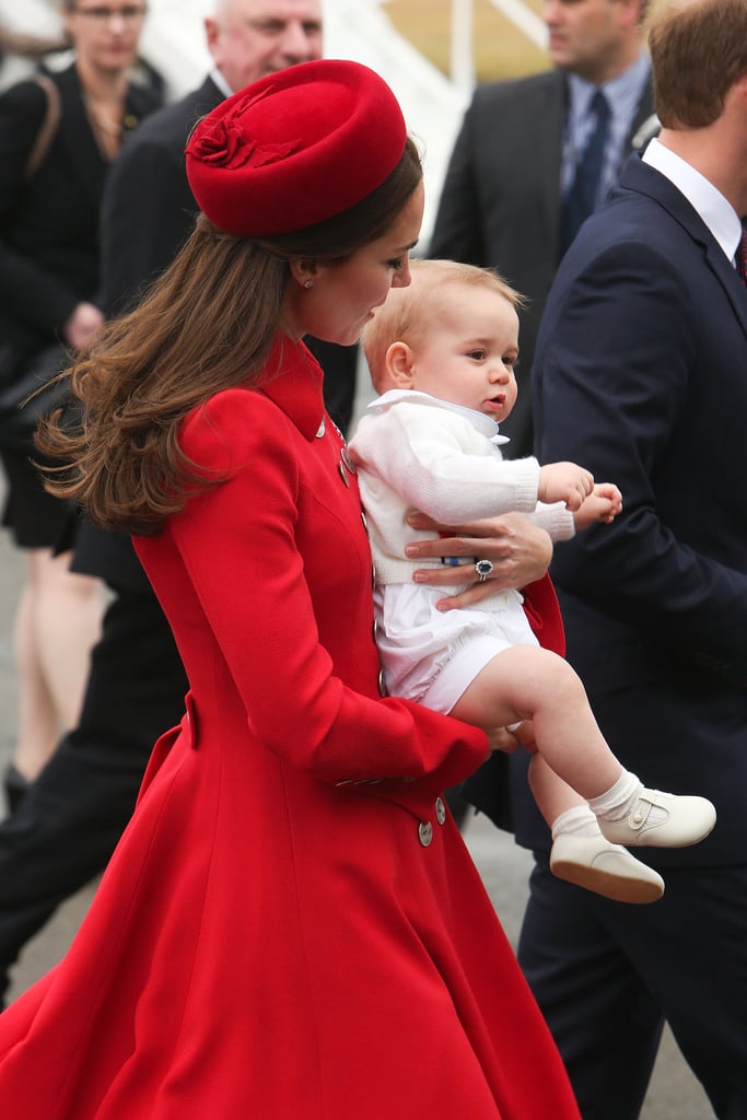 Kate Middleton and Prince William Start Tour With George