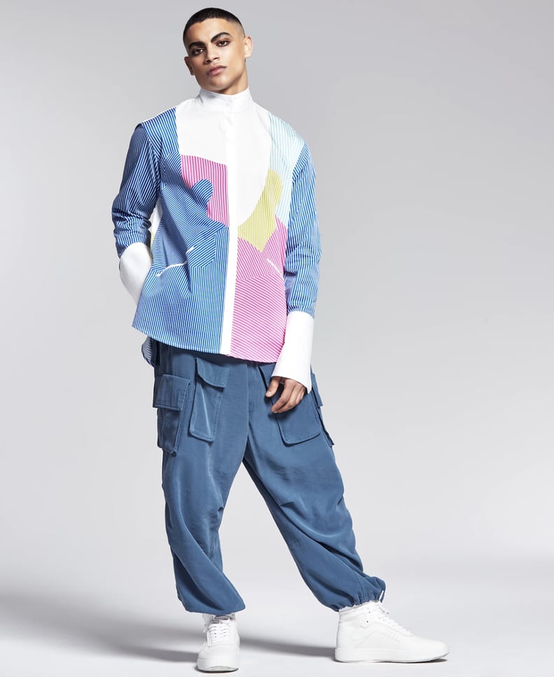 And Now This 5:31 by Jerome LaMaar Pattern Long-Sleeve Shirt