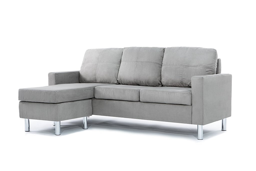 Divano Roma Microfiber Sectional Sofa