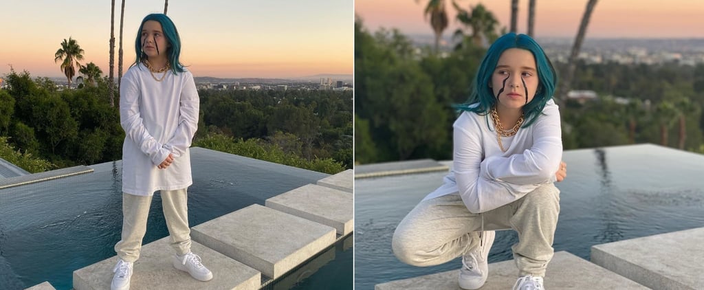 Harper Beckham's Billie Eilish Halloween Costume 2019