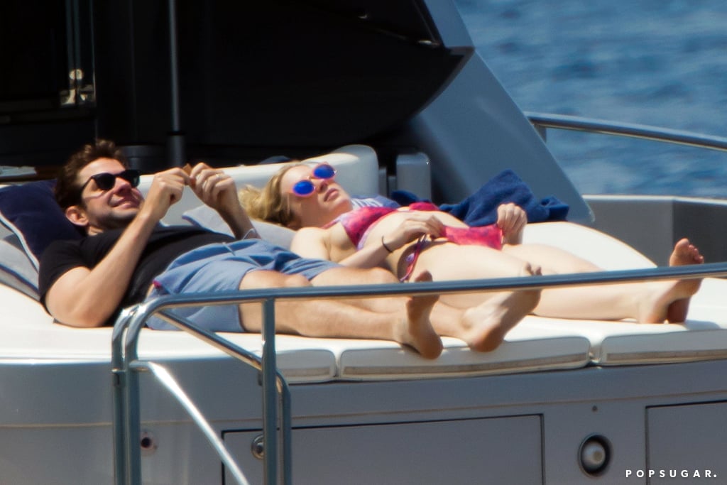 John Krasinski and Emily Blunt at the Beach in Italy 2017