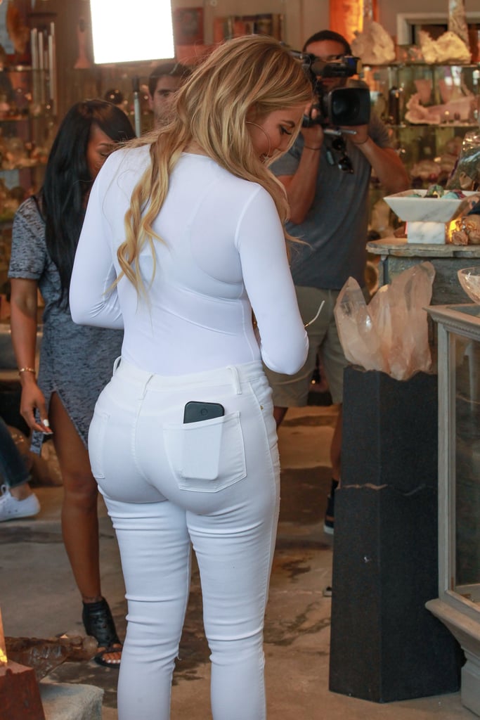 Khloe Kardashian Shopping in LA Pictures September 2015