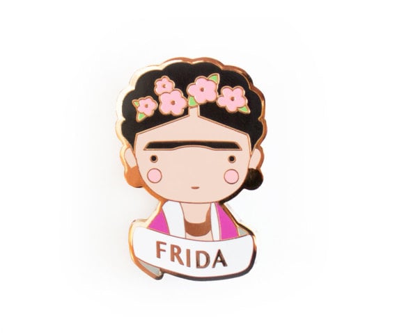 Frida Kahlo Brooch Pin