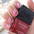 Turn Your Red Nail Polish Into Festive Candy Cane Nail Art