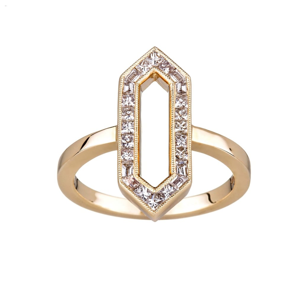 Sethi Couture Kerri Princess Cut Diamond Yellow Gold Ring ($2,750)