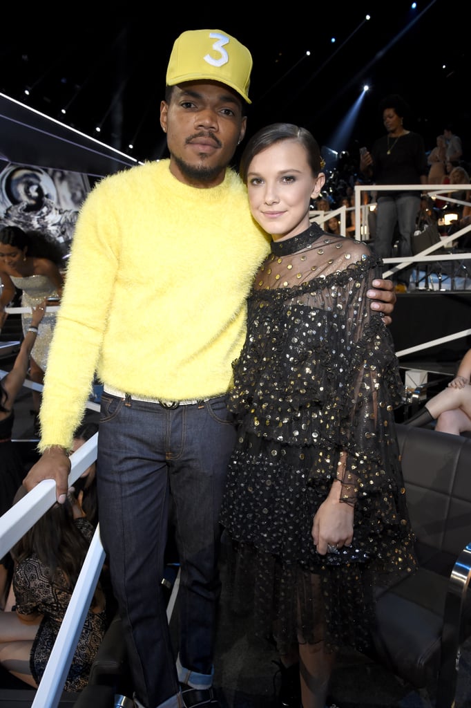 Chance The Rapper and Millie Bobby Brown