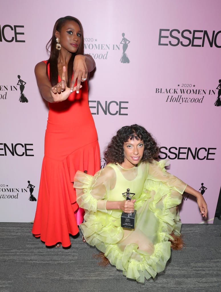 Issa Rae and Melina Matsoukas at the 2020 Essence Black Women in Hollywood Luncheon