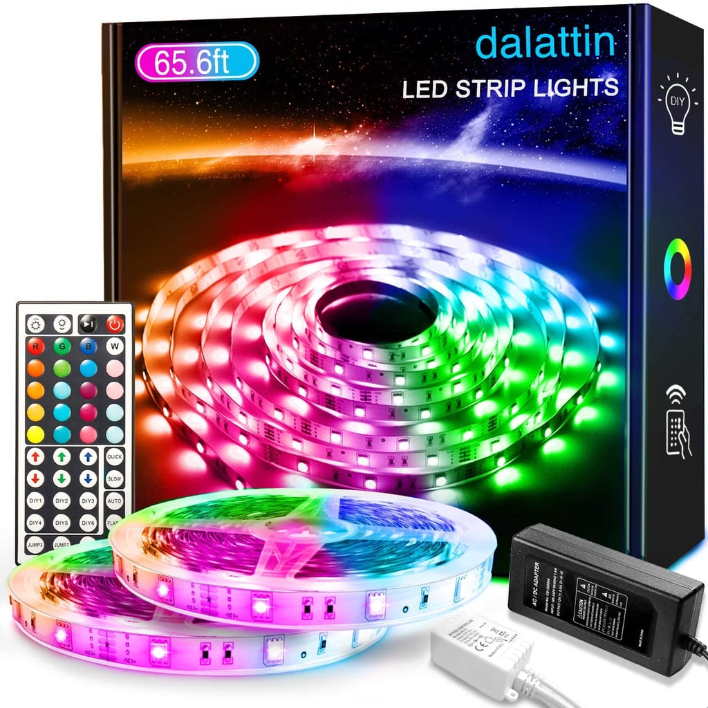 Dalattin Led Strip Lights With 44 Keys Remote, 2 Rolls of 32.8ft