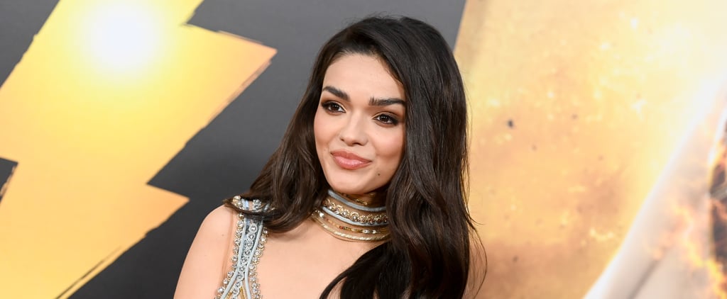 Rachel Zegler's Elie Saab Naked Dress at Shazam 2 Premiere