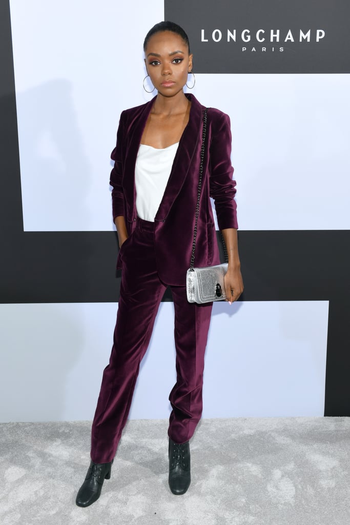 Ashleigh Murray at Longchamp Fall 2019