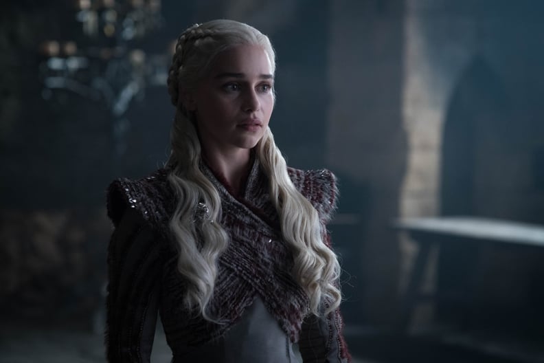 Emilia Clarke as Daenerys Targaryen on Game of Thrones