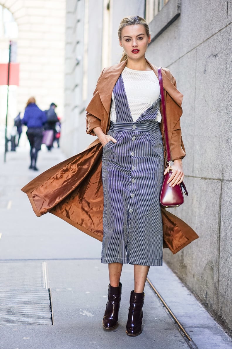 A Striped Apron Dress