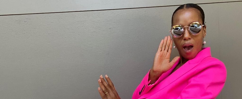 Celebrities in Argent x Supermajority Pink Suit on Instagram