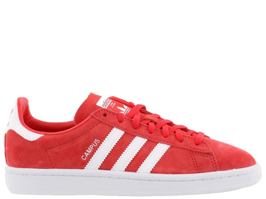 Adidas Campus Sneakers | Kendall Jenner Red and White Adidas Sneakers ...