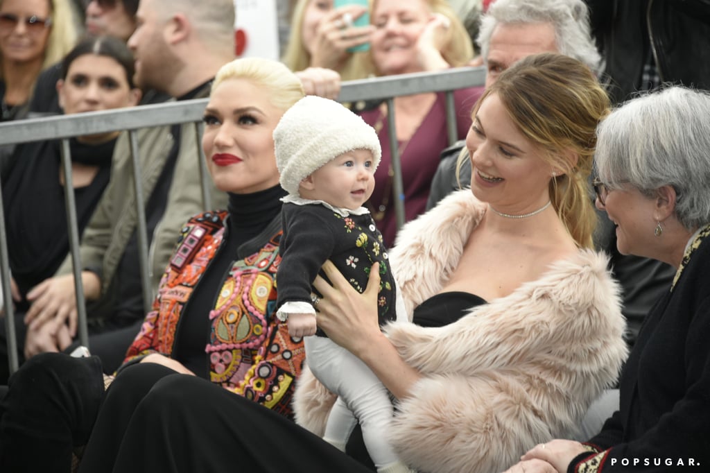 Adam Levine and Baby Dusty at Hollywood Walk of Fame 2017