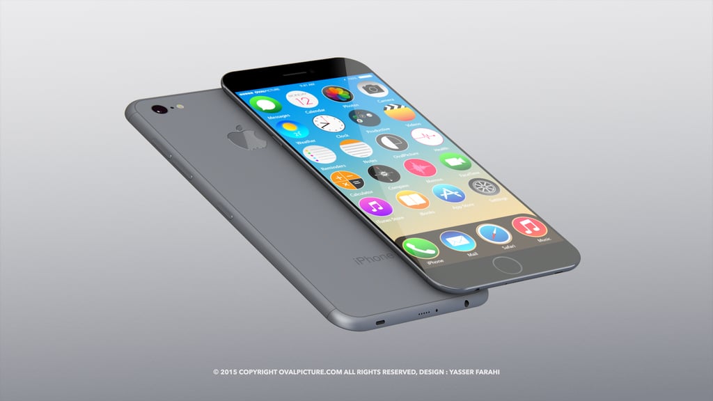 The iPhone 7 in slate looks as it did in the 6.