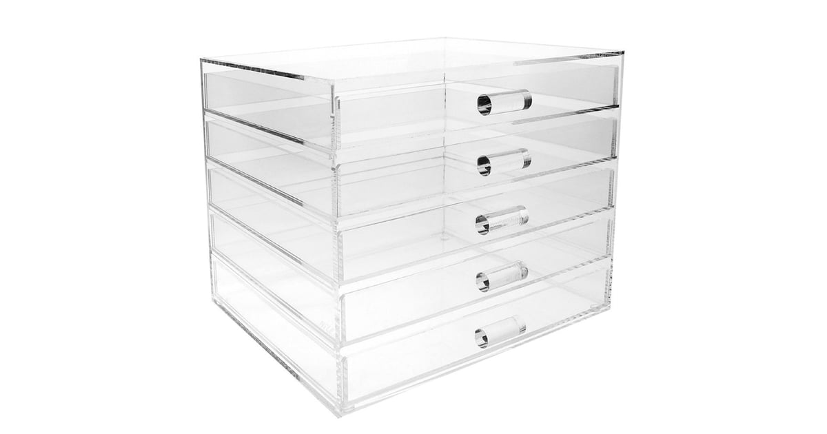 Ikee Design Premium Acrylic 5 Drawer Makeup Organizer 100 Gifts