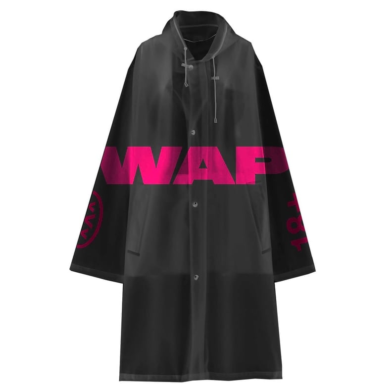 Cardi B WAP Raincoat (Black)