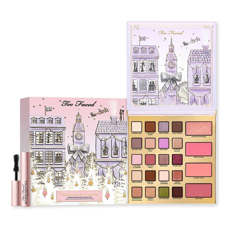 Too Faced Christmas in London Makeup Set 14 Best Beauty Gifts For