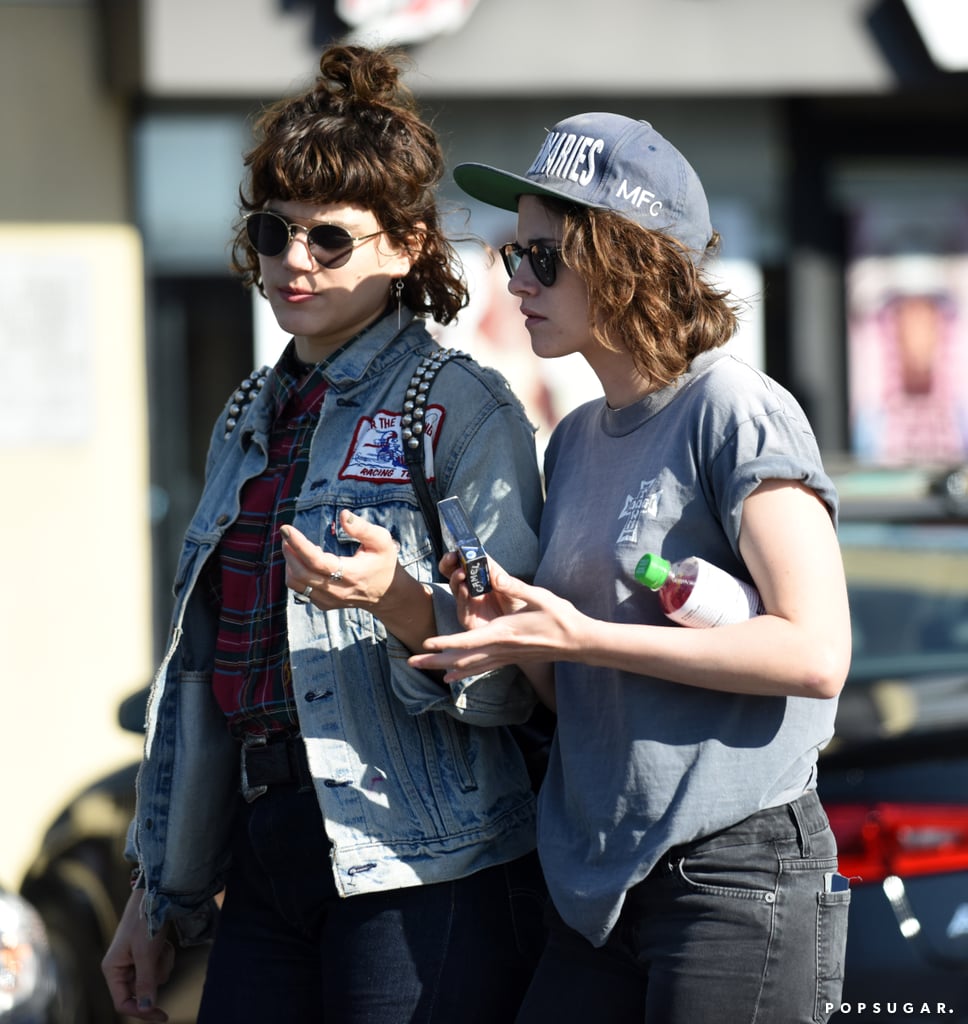 Kristen Stewart With Mystery Woman March 2016