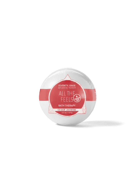 Seventh Sense Hemp-Derived CBD Bath Bomb in Cedar Jasmine