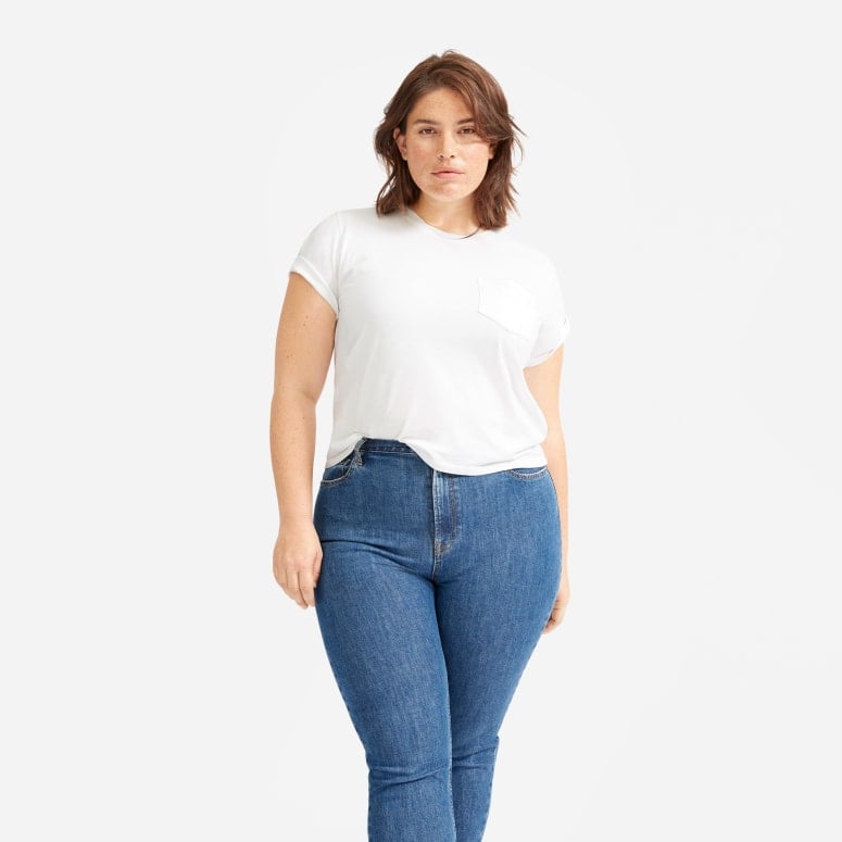 Everlane The Cotton Box-Cut Pocket Tee