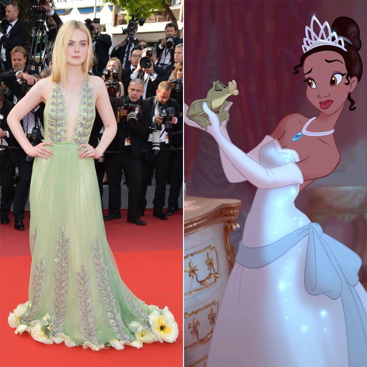 Elle Fanning as Tiana From The Princess and the Frog