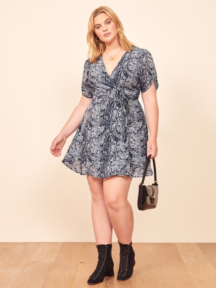 Reformation monica wrap dress on sale
